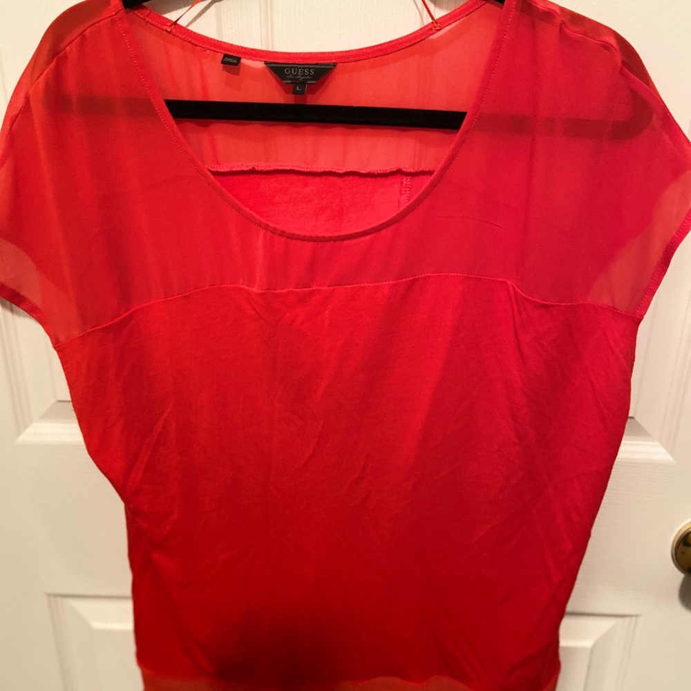 Guess Orange Top